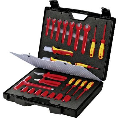 Knipex 98 99 12 Elektriker Werkzeugset im Koffer 26teilig
