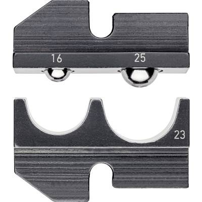 Knipex 97 49 23 Crimpeinsatz Unisolierte Kabelschuhe, Unisolierte Steckverbinder 16 bis 25 mm² Passend für Marke Knipex
