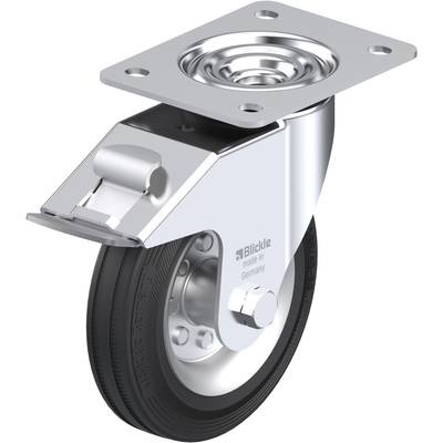 Blickle 374843 Stahlblech-Lenkrolle, Ø 160 mm mit Feststeller Ausführung (allgemein) Lenkrolle mit Feststeller