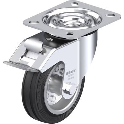 Blickle 281402 Stahlblech-Lenkrolle, Ø 100 mm mit Feststeller Ausführung (allgemein) Lenkrolle mit Feststeller