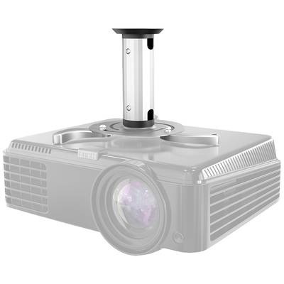 NewStar BEAMER-C80 Beamer-Deckenhalterung Neigbar, Drehbar Boden-/Deckenabstand (max.): 15 cm Silber