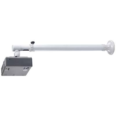 NewStar BEAMER-W100SILVER Beamer-Wandhalterung Neigbar, Drehbar Wandabstand (max.): 123 cm Silber