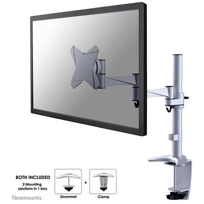 NewStar FPMA-D1330SILVER 1fach Monitor-Tischhalterung 25,4 cm (10) - 76,2 cm (30) Neigbar+Schwenkbar, Rotierbar