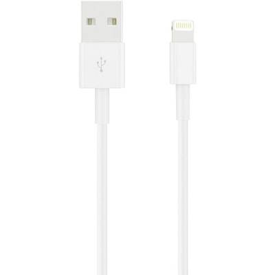 1 St. iPad/iPhone/iPod Datenkabel/Ladekabel [1x USB 2.0 Stecker A - 1x Apple Lightning-Stecker] 1 m Weiß MD818ZM/A