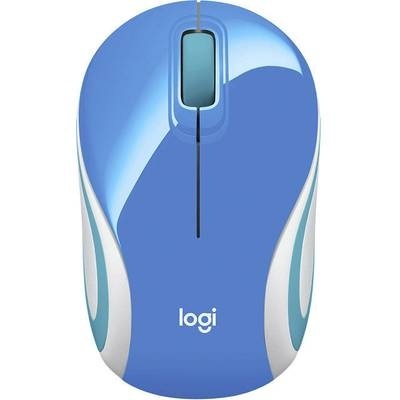 Logitech M187 Funk-Maus Optisch Blau