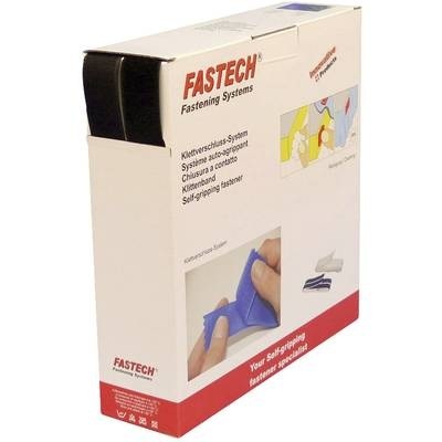 Fastech B30-STD-HL999925 Klettband zum Aufnähen Haft- und Flauschteil (L x B) 25 m x 30 mm Schwarz 25 m