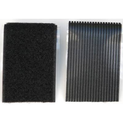 TRU COMPONENTS 730-330-2-Bag Klettband zum Aufkleben Haft- und Flauschteil, extrastark (L x B) 100 mm x 50 mm 1 Paar