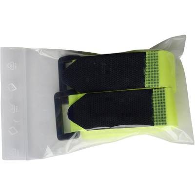 TRU COMPONENTS 688-777-Bag Klettband mit Gurt Haft- und Flauschteil (L x B) 300 mm x 25 mm Gelb 2 St.
