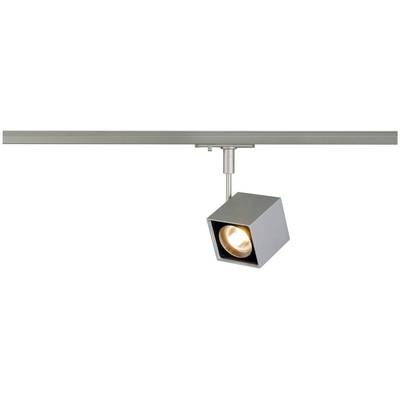 Hochvolt-Schienensystem-Leuchte GU10 EEK: abhängig v. Leuchtmittel (A++ - E) SLV 143354 Silber-Grau, Schwarz