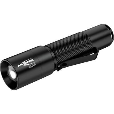 LED Taschenlampe mit Gürtelclip, mit Handschlaufe Ansmann M100F batteriebetrieben 115 lm 92 g