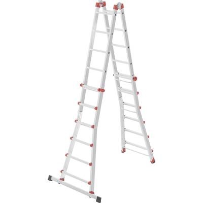 Hailo MTL 670 7524-157 Aluminium Teleskopleiter Arbeitshöhe (max.): 6.75 m Silber 17 kg