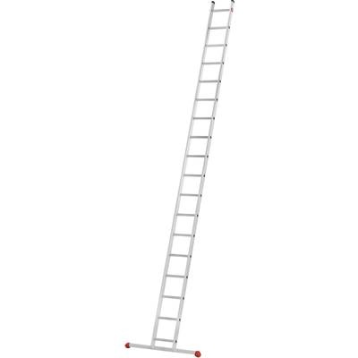 Hailo ProfiStep® uno 7118-007 Aluminium Anlegeleiter Arbeitshöhe (max.): 5.95 m Silber 9.6 kg