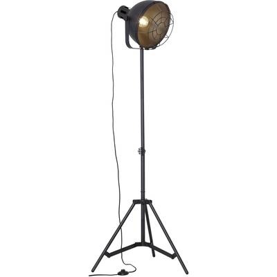 Stehlampe LED E27 60 W EEK: abhängig v. Leuchtmittel (A++ - E) Brilliant Jesper Grill 23759/06 Schwarz