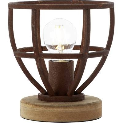 Tischlampe LED E27 40 W EEK: abhängig v. Leuchtmittel (A++ - E) Brilliant Matrix 92610/55 Rost