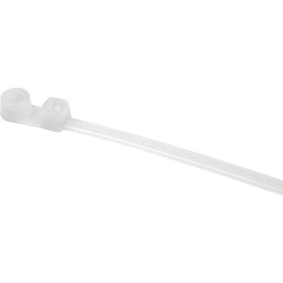 HellermannTyton 113-05419 T50ML-PA66-NA (100) Kabelbinder Natur mit Spreizanker 100 St.