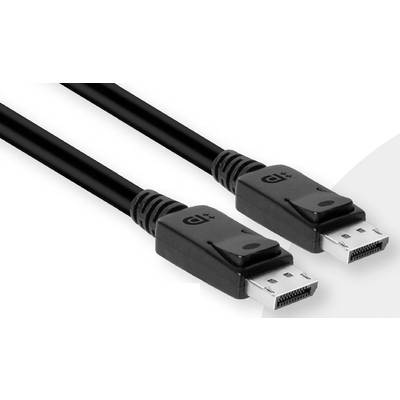 club3D DisplayPort Anschlusskabel [1x DisplayPort Stecker - 1x DisplayPort Stecker] 1 m Schwarz