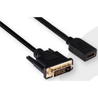 club3D DVI Adapter [1x DVI-D Stecker - 1x HDMI-Buchse] Schwarz