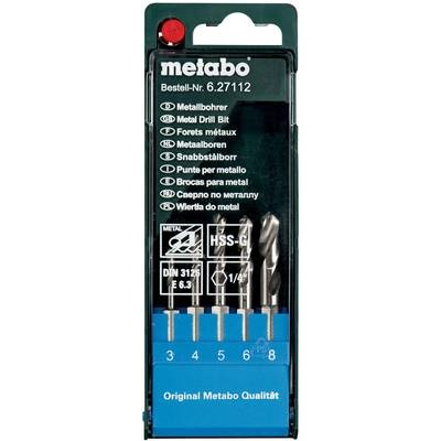 Metabo 627112000 Metall-Spiralbohrer-Set 5teilig 1 St.
