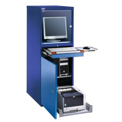 Thur-Metall PC-Schrank 84838501 Hellblau (B x H x T) 605 x 1600 x 723 mm