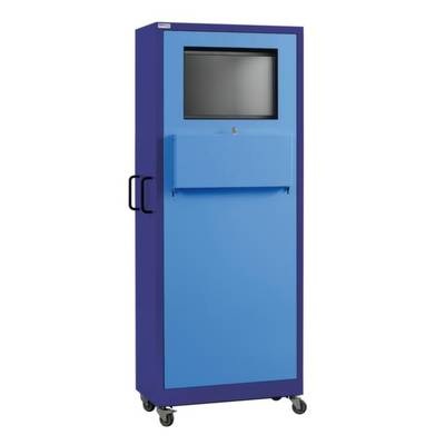 Thur-Metall PC-Schrank 82483501 Hellblau (B x H x T) 750 x 1900 x 400 mm