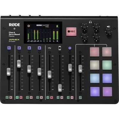 4-Kanal Podcast Konsole RODE Microphones Caster Pro
