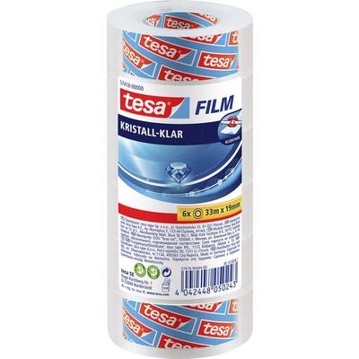 tesa C+C 57418-00000-02 Klebefilm Transparent (L x B) 33 m x 19 mm 6 Rolle(n)