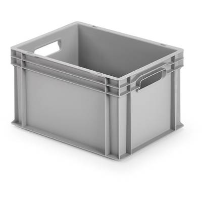 Kunststoffbox geschlossen (B x H x T) 400 x 235 x 300 mm Grau Alutec 75040 1 St.
