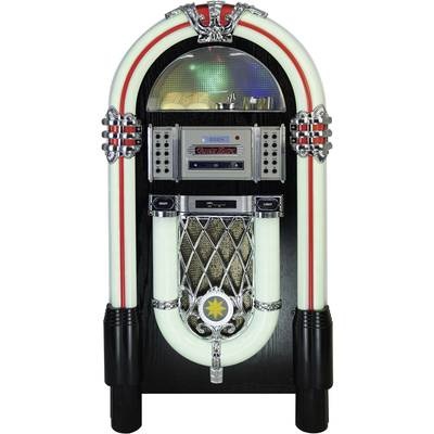 Silva Schneider Jukebox 250 UKW CD-Radio CD, Bluetooth®, SD, USB Akku-Ladefunktion, Stimmungslicht Bunt