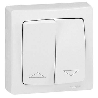 Legrand Jalousie-Schalter/-Taster Oteo Weiß 086013