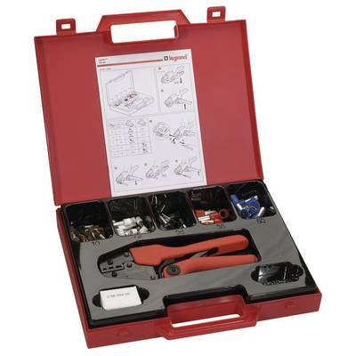 Legrand 037692 Crimpzangen-Set Aderendhülsen 50 bis 10 mm² Inkl. Aderendhülsensortiment im Koffer