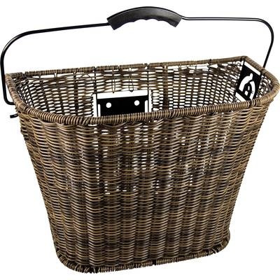 Fischer Fahrrad 86489 Fahrradkorb Schwarz
