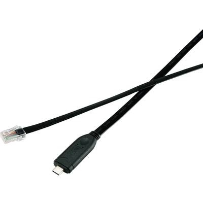Renkforce USB-C Anschlusskabel [1x USB-C™ Stecker - 1x RJ45-Stecker 8p8c] 1.8 m Black