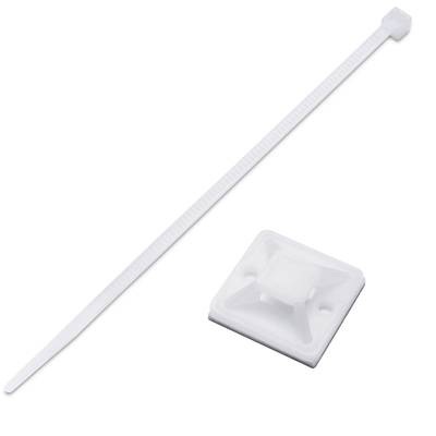 TRU COMPONENTS Kabelbefestigungs-Set, T1904CA038 Kabelbinder-Sortiment 100 mm Natural 20 Teile