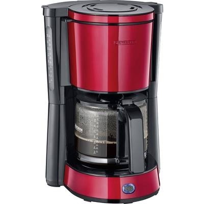 Severin KA 4817 Kaffeemaschine Rot (metallic), Schwarz Fassungsvermögen Tassen=10