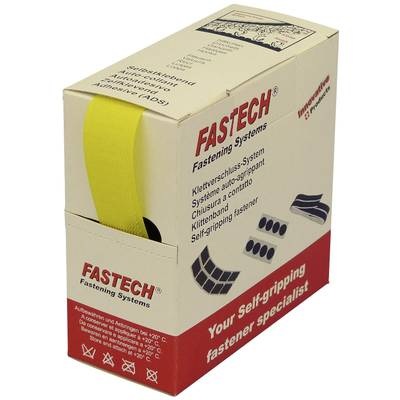 Fastech Klettband zum Aufnähen Haftteil (L x B) 5 m x 25 mm Gelb 5 m