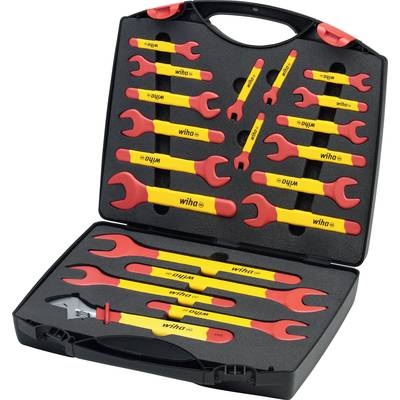 Einmaul-Gabelschlüssel Set isoliert, 6-32mm, Schraubenschlüssel