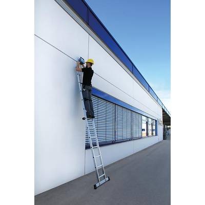 Günzburger Steigtechnik 10006 Aluminium Anlegeleiter Arbeitshöhe (max.): 3 m