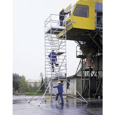Günzburger Steigtechnik 167200 Rollgerüst Montage ohne Werkzeug Arbeitshöhe (max.): 6.4 m