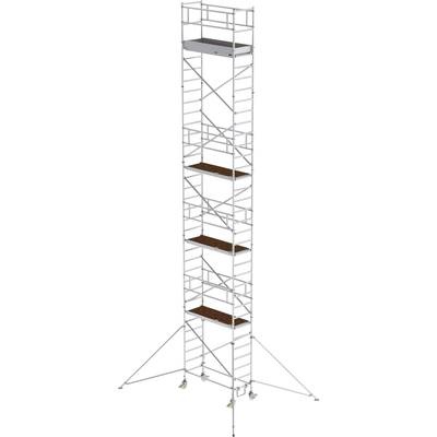Günzburger Steigtechnik 154946 Rollgerüst Montage ohne Werkzeug Arbeitshöhe (max.): 11.4 m