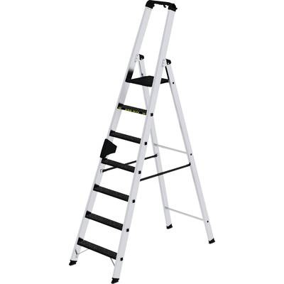 Günzburger Steigtechnik 42707 Aluminium Stufen-Stehleiter Arbeitshöhe (max.): 3.75 m