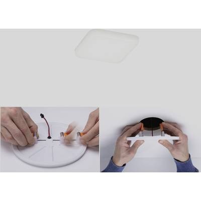 Paulmann EB Panel Veluna VariFit 92396 LED-Einbauleuchte 4.50 W Neutral-Weiß Satin