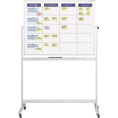 magnetoplan Scrumboard Standard-Set inkl. Zubehör Tafel-BxH 1200 x 900 mm, mobil
