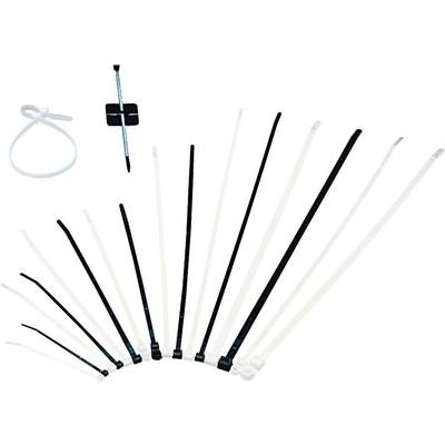 3M 7000035298 FS 200 CW-C(VE100) Kabelbinder 203 mm 4.80 mm Schwarz UV-stabilisiert 50 St.