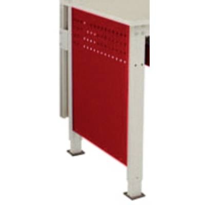 Manuflex LZ3350.3003 Seitenblende für UNIVERSAL Standard ESD-Arbeitstische, BxH 606 x 538 mm, für Tischtiefe 800 mm
