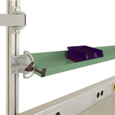 Manuflex LZ8312.6011 Neigbare ESD-Ablagekonsole für UNIVERSAL und CANTOLAB, Nutztiefe 495 mm. Für Tischbreite 1250 mm