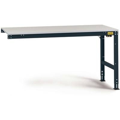 Manuflex LU6036.7016 ESD-Arbeitstisch UNIVERSAL Standard Anbautisch mit Kunststoffplatte, BxTxH = 1250 x 800 x 766-876