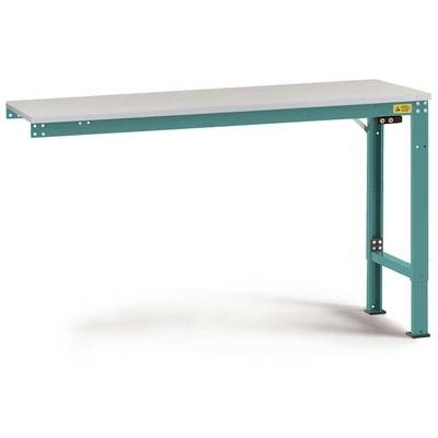 Manuflex LU8096.5021 ESD-Arbeitstisch UNIVERSAL Spezial Anbautisch mit Kunststoffplatte, BxTxH = 1750 x 1000 x 728-1028