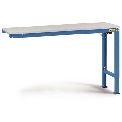 Manuflex LU8096.5007 ESD-Arbeitstisch UNIVERSAL Spezial Anbautisch mit Kunststoffplatte, BxTxH = 1750 x 1000 x 728-1028
