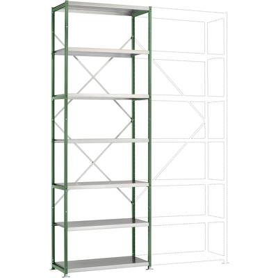 Manuflex RP1621.6011 Fachbodenregal-Grundmodul (B x H x T) 1030 x 3000 x 300 mm Stahlboden