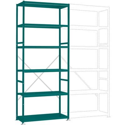 Manuflex RP1251.5021 Fachbodenregal-Grundmodul (B x H x T) 1030 x 2500 x 300 mm Stahlboden